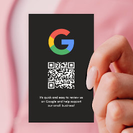Google-Bewertungen | Business Review Link QR Code Visitenkarte