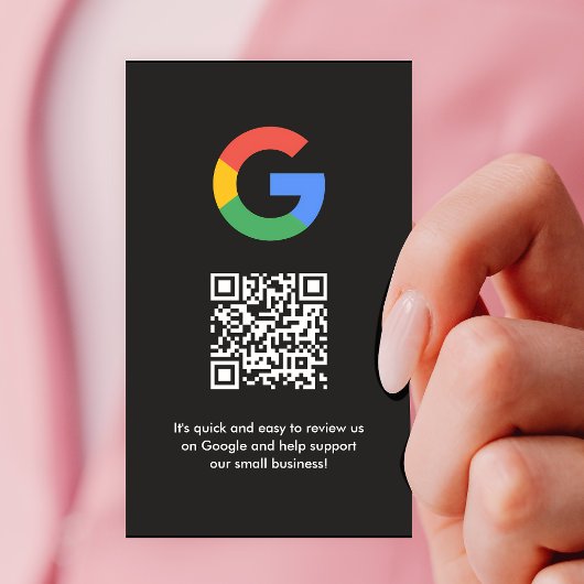 Google-Bewertungen | Business Review Link QR Code Visitenkarte