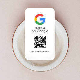Google-Bewertungen | Business Review Link QR Code Visitenkarte