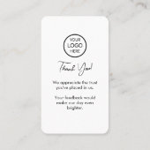 Google-Bewertungen | Business Review | QR Code Bus Visitenkarte (Rückseite)