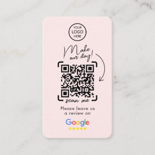 Google-Bewertungen   Business Review   QR-Code Visitenkarte