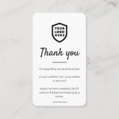 Google-Bewertungen | Business Review US White QR C Visitenkarte (Vorderseite)