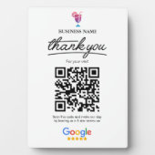 Google-Bewertungen | Cocktail Business QR Code Fotoplatte (Vorderseite)