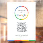 Google Bewertungen Fensteraufkleber | QR-Code Viny (Blatt 2)
