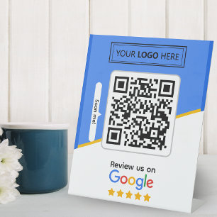 Google Bewertungen Geschäftsbewertungs-Link-QR-C Sockelschild