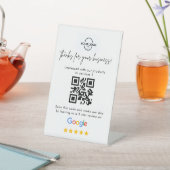 Google-Bewertungen | QR-Code Sockelschild (In SItu)
