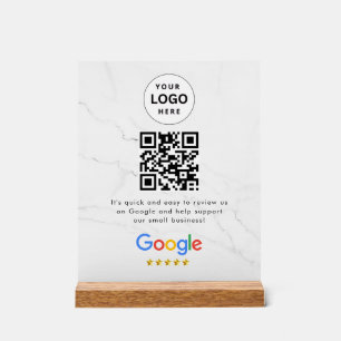 Google Bewertungen QR-Code-Tischschild Acrylschild