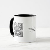 Google Bewertungen Tischschild | QR-Code-Podest Tasse (Vorderseite Links)
