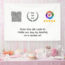 Google Bewertungen Tischschild | QR-Code Türschild