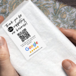 Google-Bewertungen Vielen Dank Logos QR-Code