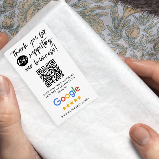 Google-Bewertungen Vielen Dank Logos QR-Code