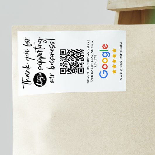 Google-Bewertungen Vielen Dank Logos QR-Code