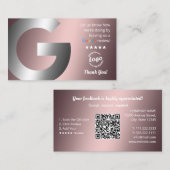 📡 Google-Bewertungen Visitenkarte (Vorne/Hinten)