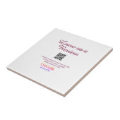 Google Bewertungs-Logo Geschäft Scan QR Bewertung Fliese (Seite)
