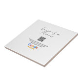 Google Bewertungs-Logo Geschäft Scan QR Bewertung Fliese (Seite)