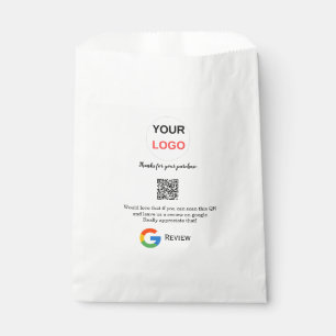 Google Bewertungs-Logo Geschäft Scan QR Bewertung Geschenktütchen