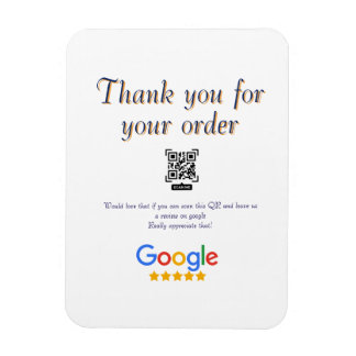 Google Bewertungs-Logo Geschäft Scan QR Bewertung Magnet