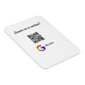 Google Bewertungs-Logo Geschäft Scan QR Bewertung Magnet (Rechte Seite)