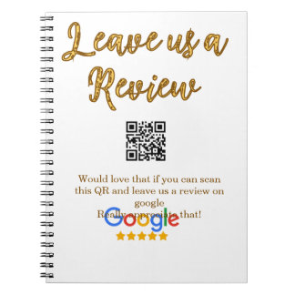 Google Bewertungs-Logo Geschäft Scan QR Bewertung Notizblock