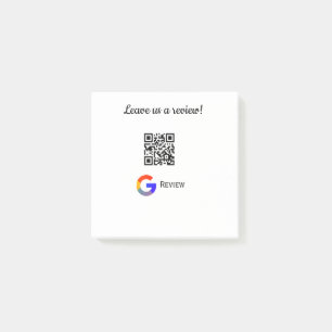 Google Bewertungs-Logo Geschäft Scan QR Bewertung Post-it Klebezettel