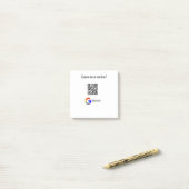 Google Bewertungs-Logo Geschäft Scan QR Bewertung Post-it Klebezettel (Auf Schreibtisch)