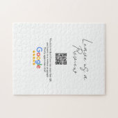 Google Bewertungs-Logo Geschäft Scan QR Bewertung Puzzle (Horizontal)