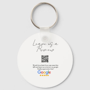 Google Bewertungs-Logo Geschäft Scan QR Bewertung Schlüsselanhänger