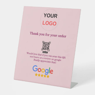 Google Bewertungs-Logo Geschäft Scan QR Bewertung Sockelschild