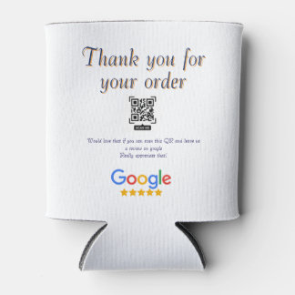 Google Bewertungs-Logo Scan QR Bewertung Dosenkühler