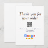 Google Bewertungs-Logo Scan QR Bewertung Einladung (Vorne/Hinten)