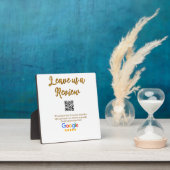 Google Bewertungs-Logo Scan QR Bewertung Fotoplatte (InSitu)