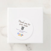 Google Bewertungs-Logo Scan QR Bewertung Geschenkanhänger (Beispiel)