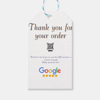Google Bewertungs-Logo Scan QR Bewertung Geschenkanhänger