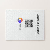 Google Bewertungs-Logo Scan QR Bewertung Puzzle (Horizontal)