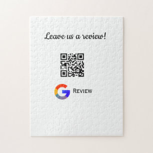 Google Bewertungs-Logo Scan QR Bewertung Puzzle
