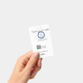 Google Bewertungs-Logo Website QR-Code scannen Ausweis (Handheld)