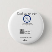 Google Bewertungs-Logo Website QR-Code scannen Button (Vorderseite)