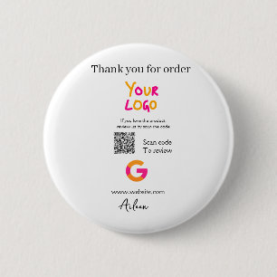 Google Bewertungs-Logo Website QR-Code scannen Button