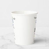 Google Bewertungs-Logo Website QR-Code scannen Pappbecher (Links)