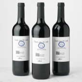 Google Bewertungs-Logo Website QR-Code scannen Weinetikett (Flaschen)