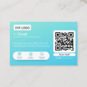 Google Bewertungskarten Visitenkarte (Rückseite)