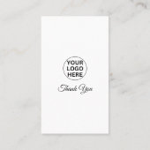 Google Business Review 5 Star QR Code Visitenkarte (Rückseite)