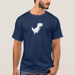 Google chromieren Dinossaur   8bit Pixel   T-Shirt