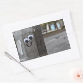 Google Eyes Eyeballs New York City Fotografy NYC Rechteckiger Aufkleber (Umschlag)