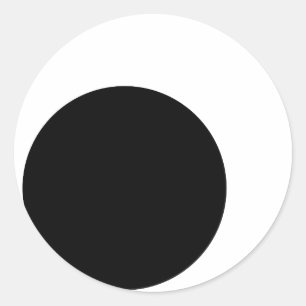 Google Eyes (Grenze) Runder Aufkleber