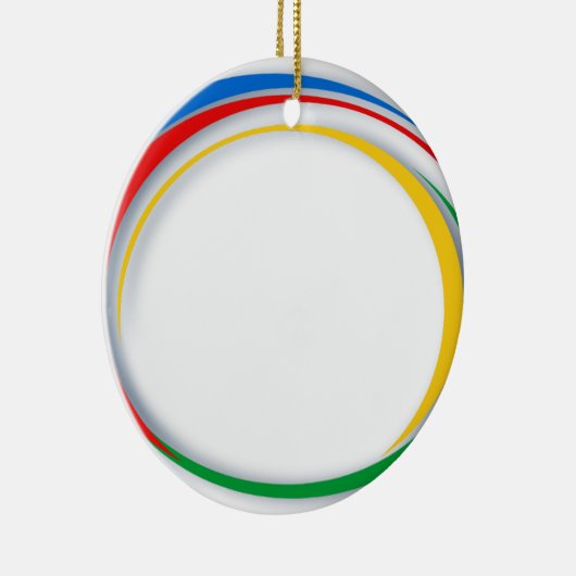 Google-Farben Keramik Ornament (Rechts)