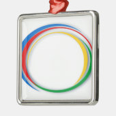 Google-Farben Ornament Aus Metall (Links)