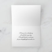 Google Frame Monogram Dankeschön Karte (Innenseite)