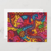 Google-Karte des Himmels Postkarte (Vorne/Hinten)