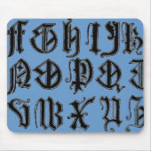 Google Letters Mouse Pad Mousepad (Vorne)